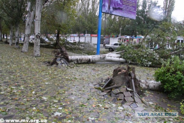 Шторм в Запорожье
