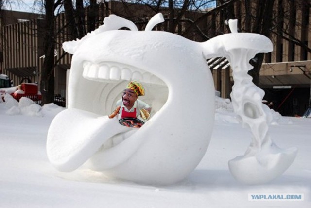 Снежная скульптура