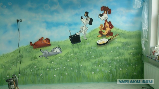 Роспись детского центра