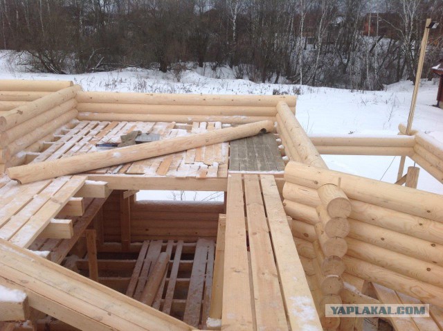 Строительство дома на даче