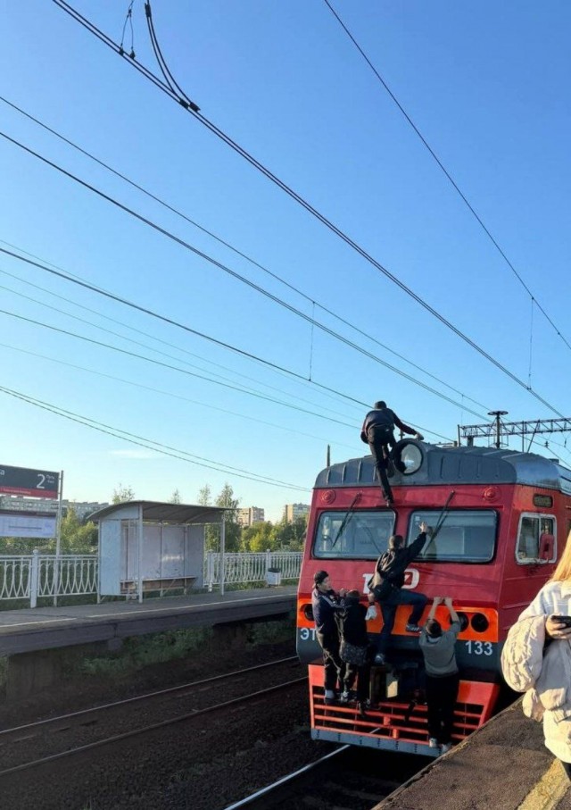 ЖД станция Новая Охта