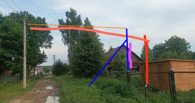 Я опять про столб для электропровода....Фото.