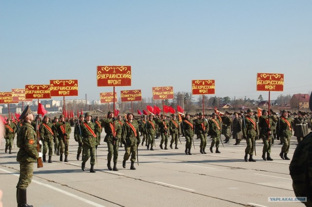 Репетиция парада на Красной плащади