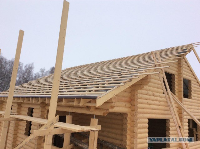 Строительство дома на даче