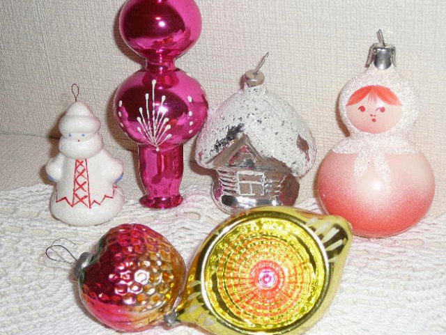 Новогодние игрушки СССР