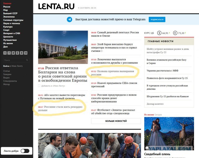 Россияне стали жить рекордно дольше