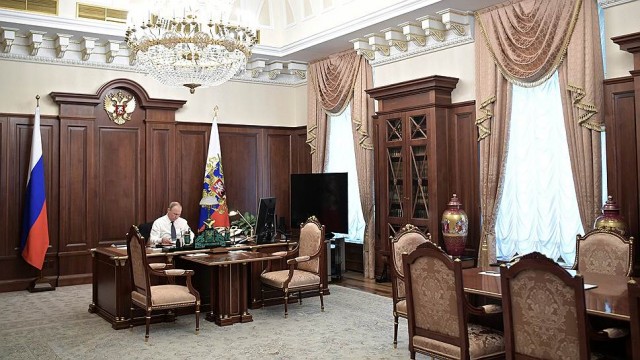 Интерьер кабинета Путина
