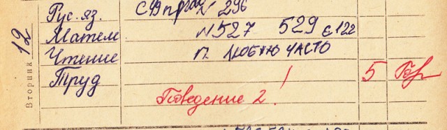 Дневник школьника СССР