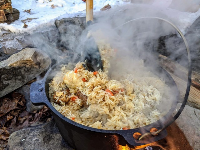 Плов в сковороде