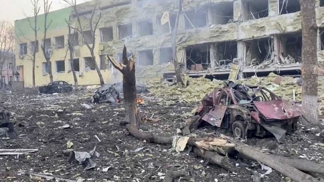 Больница в Мариуполе