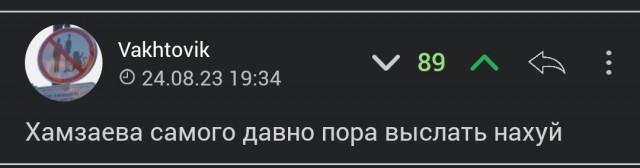 Султан Хамзаев негодуэ...