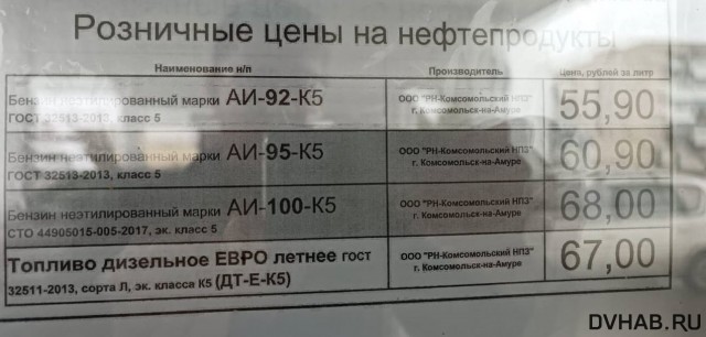 Песков заявил, что Путин держит на контроле ситуацию с ценами на бензин