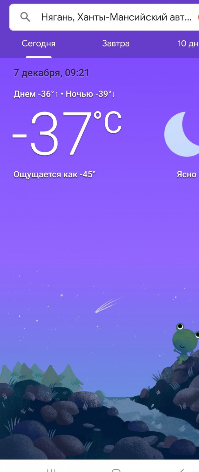 Утренний сюрприз