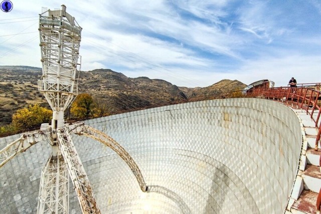 Заброшенный научный гигант СССР: Уникальный радителескоп "Геруни" диаметром 54 метра