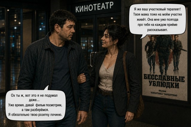 Дырявые носки - на первое свидание (комикс)