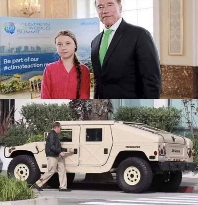 Арнольд Шварценеггер подарил Teslа Грете Тунберг, отчитавшей мировых лидеров в ООН