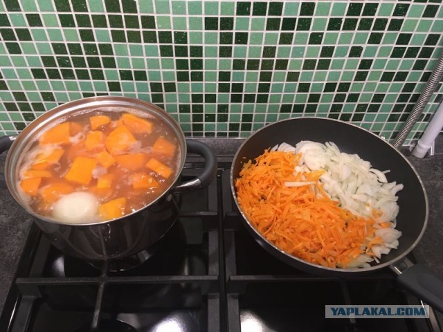 Постный (почти) гороховый суп
