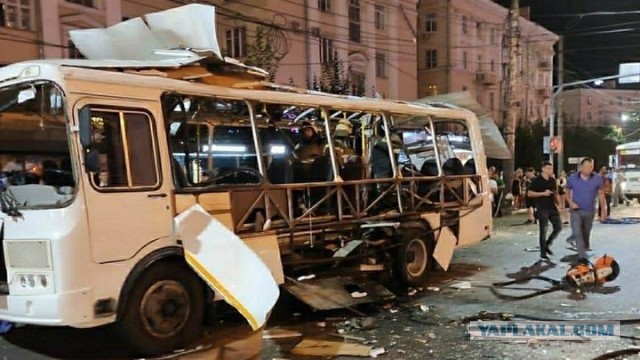 Стала известна причина взрыва автобуса в Воронеже