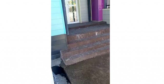 На Камчатке новый детсад за полмиллиарда рублей разрушается после зимы