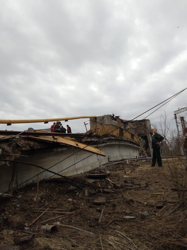Панинский мост рухнул в Вязьме Смоленской области