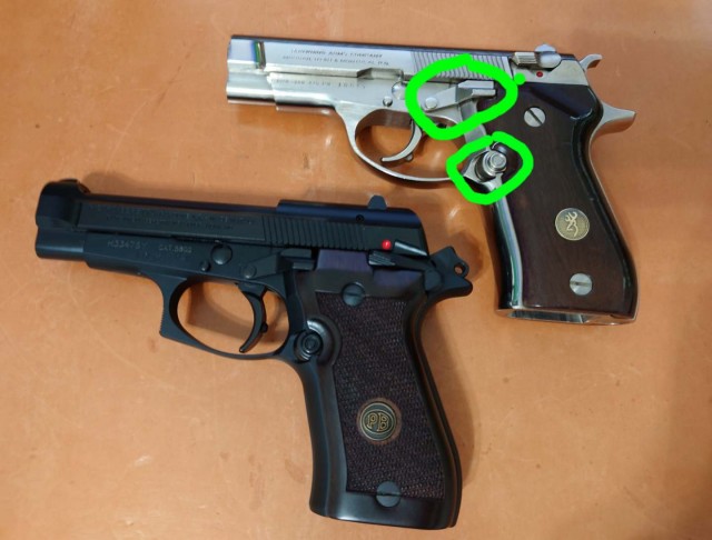 Browning BDA 380, почти Beretta 84
