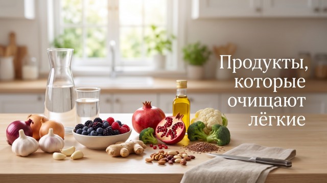 Продукты, которые очищают лёгкие