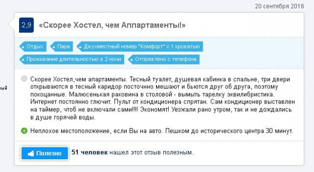 Тот случай, когда владельцу гостиницы не следует отвечать на отзывы