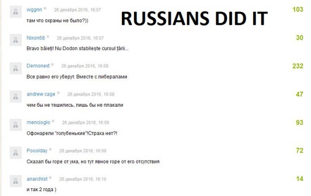 Додон снял флаг ЕС с президентской резиденции Молдавии