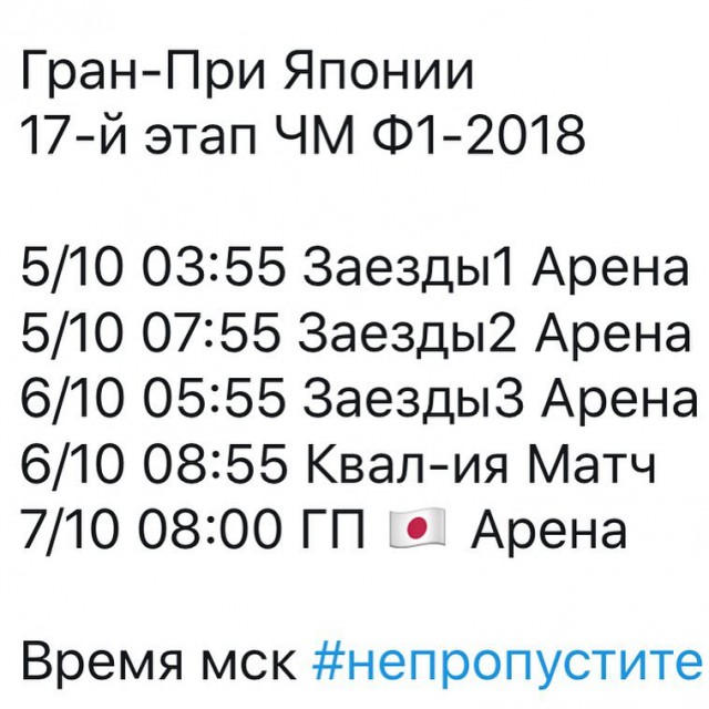 Формула-1 (Сезон 2018) Часть 3