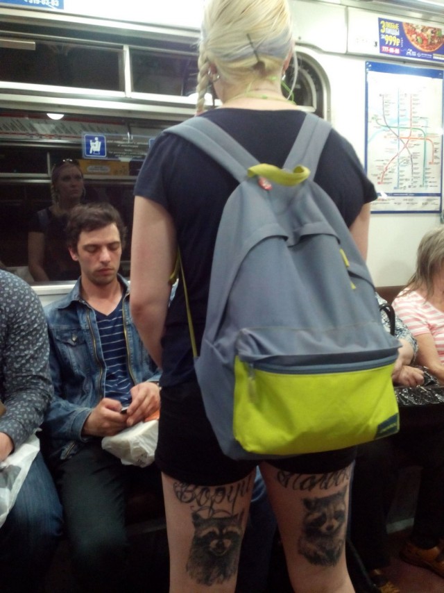 Экстремальные модники из нашего метро