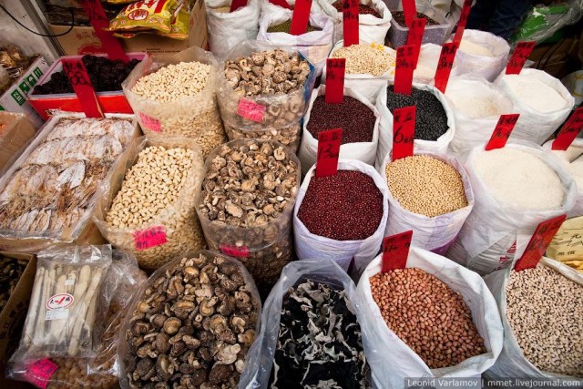 Продуктовый рынок в Гонконге