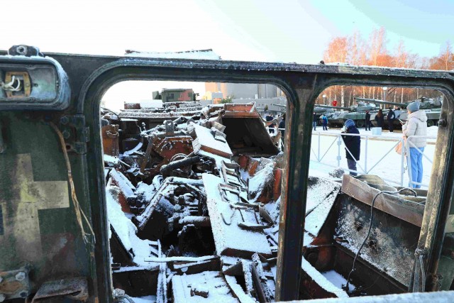 Выставка украинской техники в городе на Неве