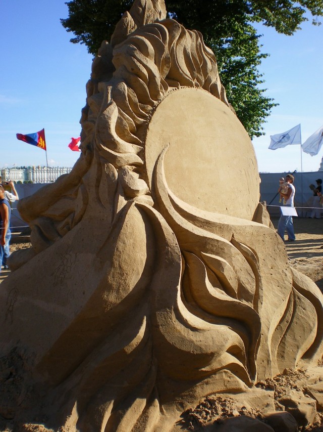 Фестиваль песчаных фигур СПб (32фото)