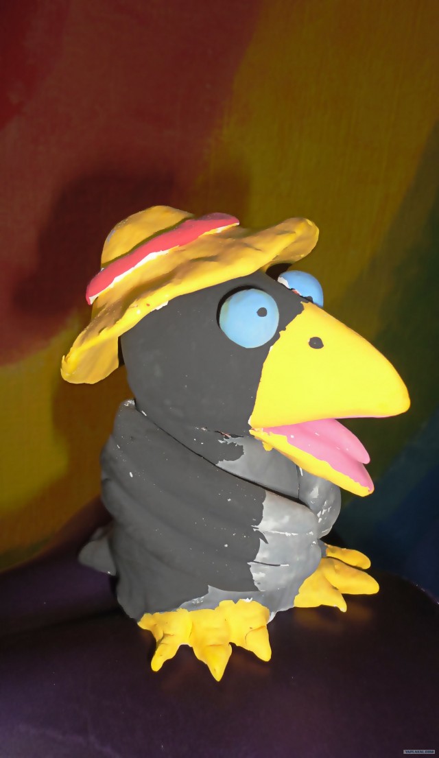 Кот-романтик из термопластики