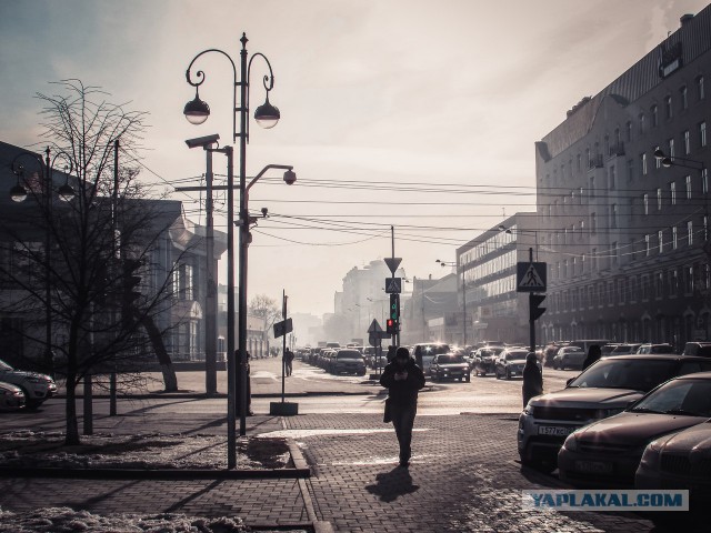 Зимняя Тюмень с высоты