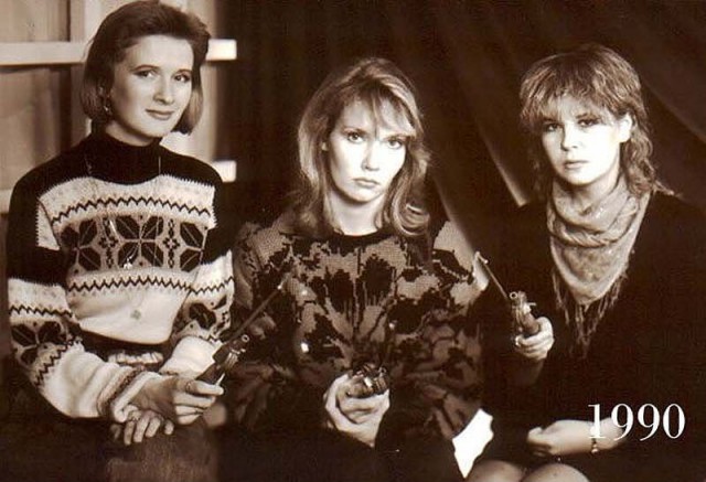 Моднявые девченки из конца 80х, начала 90х