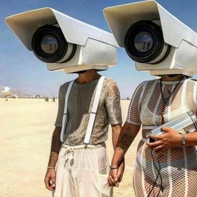 Экстравагантные посетители фестиваля "Burning Man 2019"