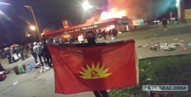 Карта протестов в США