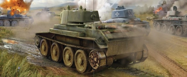 Первый танковый бой операции «Барбаросса»