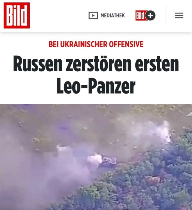 Видео уничтоженных Леопарда и Бредли