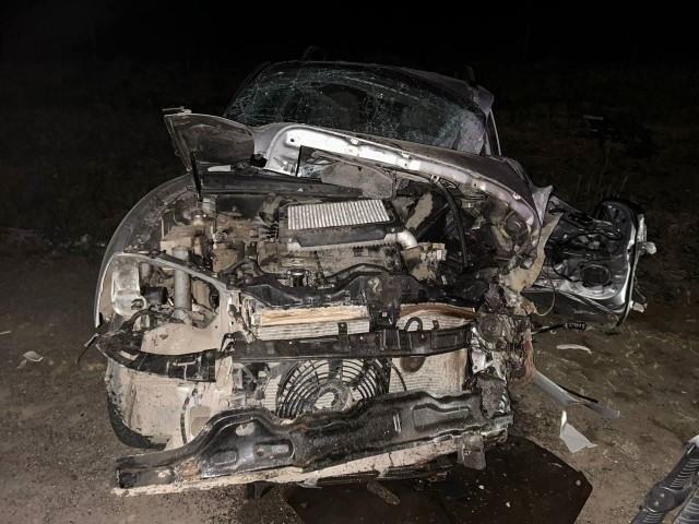 Бухой ночью на трассе, что могло быть не так.