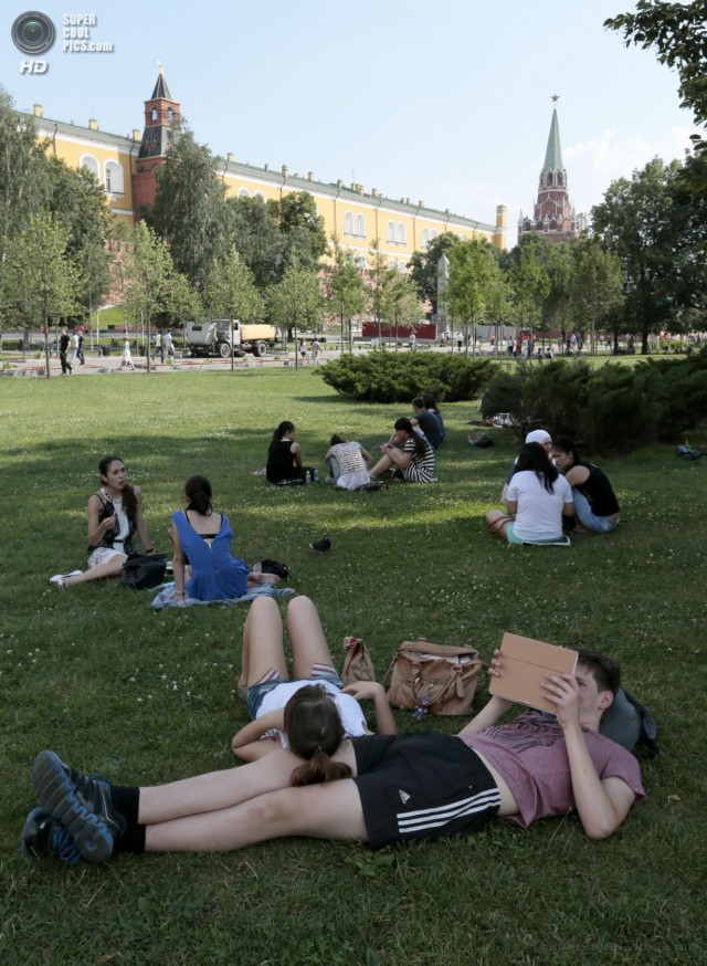 Жара в Москве бьет рекорды