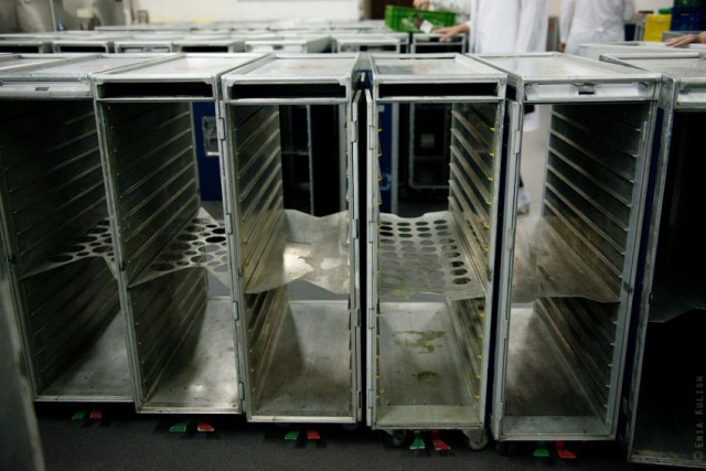 Приготовление самолетной еды