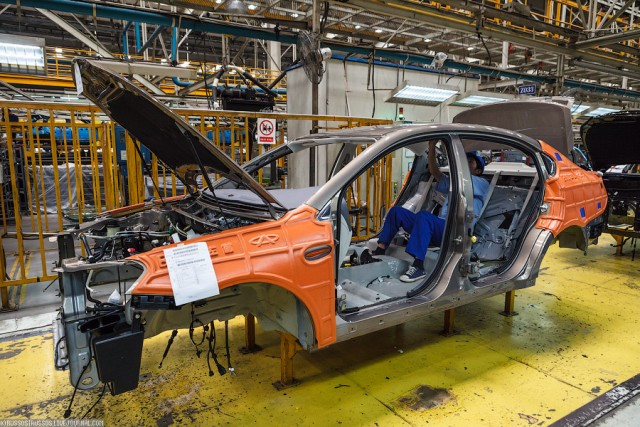 Завод «Chery» в Китае