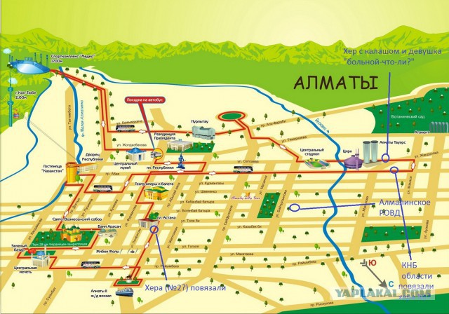 Перестрелка в Алма-Аты: началась карусель с террористом