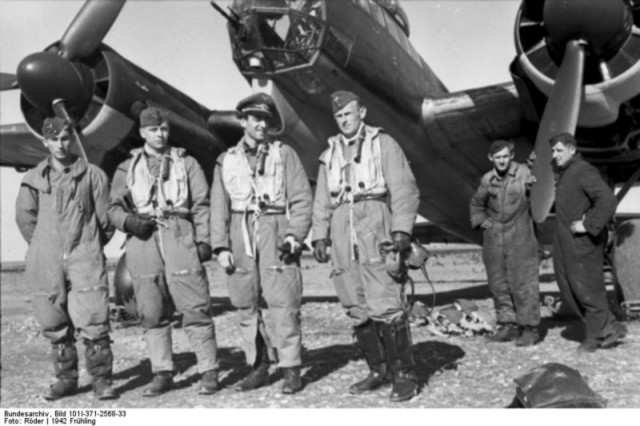 Подъем немецкого бомбардировщика Юнкерс-88А4