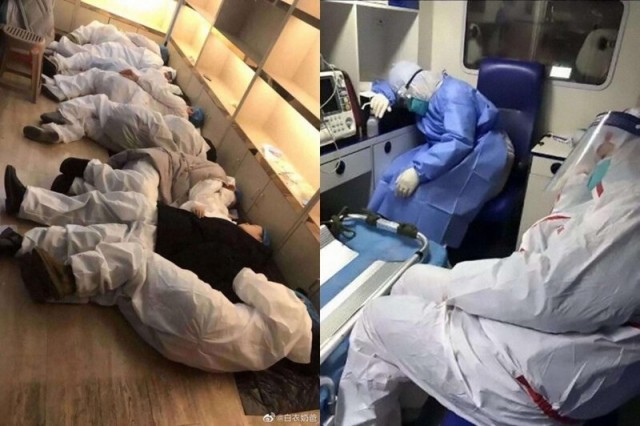 Врачи в Ухане