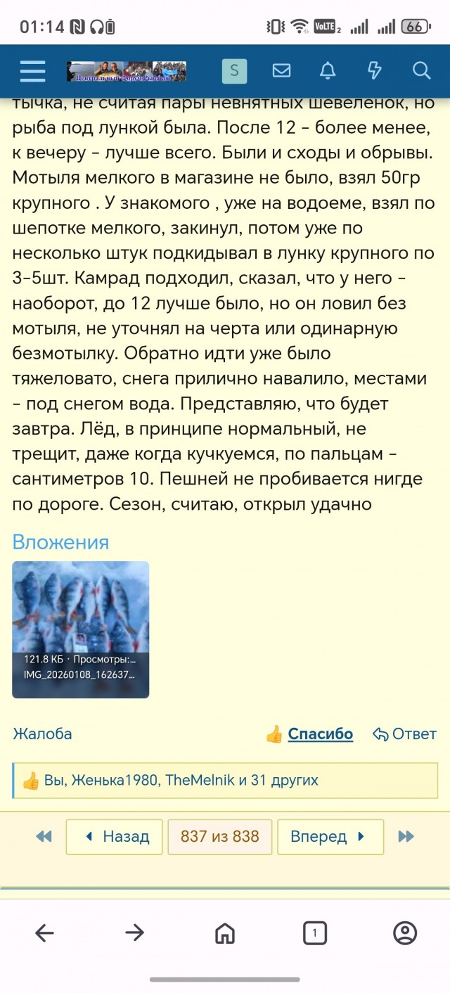Открыл сезон