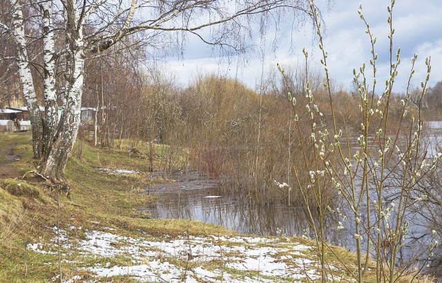 Начало весны в деревне