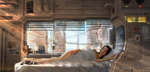 Рисунки : фантастика , Sci-Fi, киберпанк.